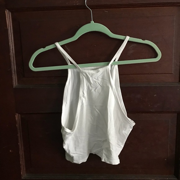 White Crop Top - Picture 2 of 4